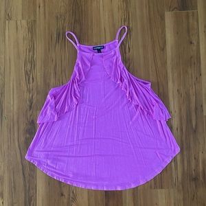 EXPRESS Ruffled Spaghetti Strap